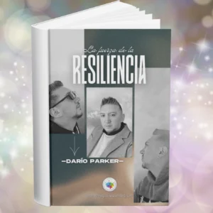 Portada del libro "La fuerza de la resiliencia", con un diseño inspirador y el título en letras grandes.