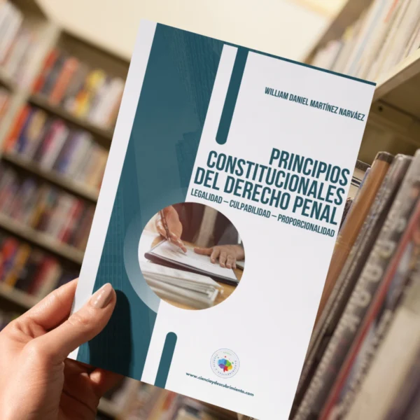 Portada del libro "Principios Constitucionales del Derecho Penal", que muestra el título y el nombre del autor.