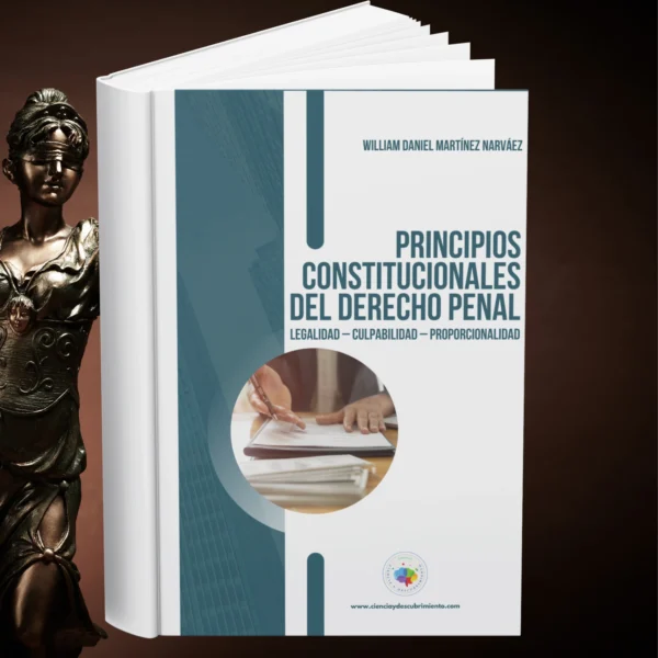 Portada del libro "Principios Constitucionales del Derecho Penal", que muestra el título y el nombre del autor.